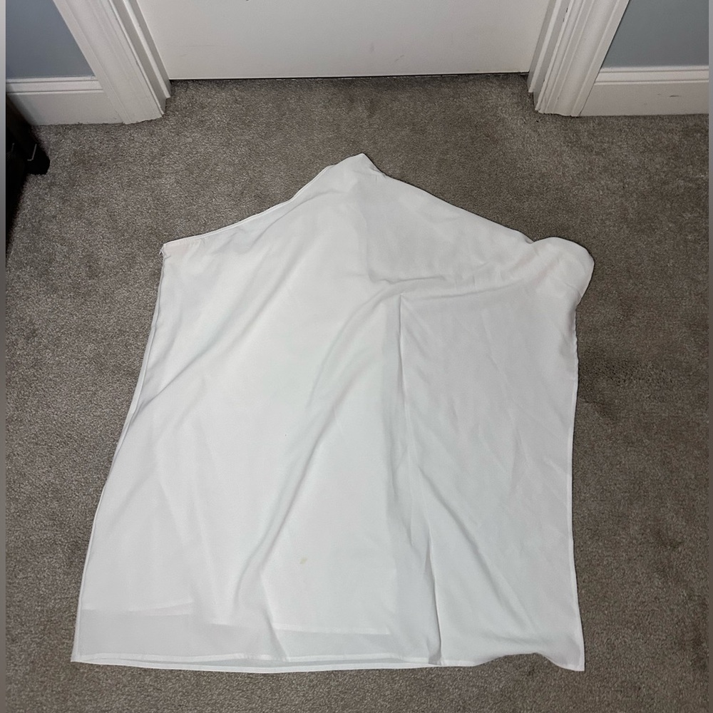 White Asymmetrical Top